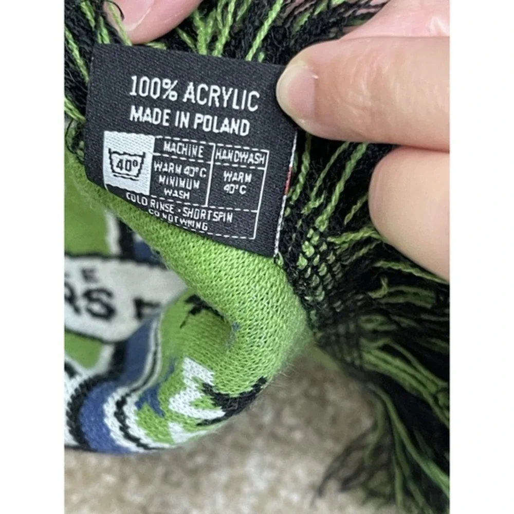 Seattle Sounders 2016 Unisex Winter Fringed Knit Scarf Made in‎ Polonia